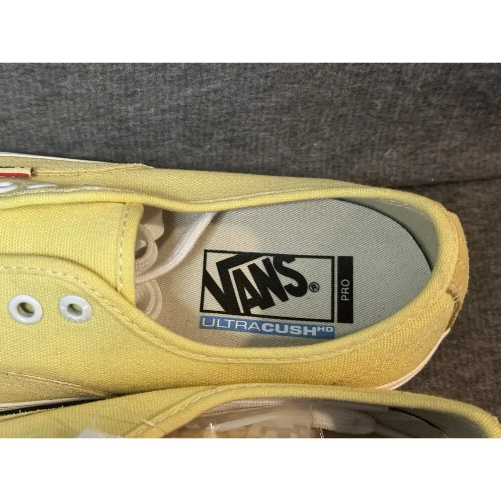 Vans Authentic Pro Pale Banana Marshmallow Rare Extra Laces- Men's Size 8 New